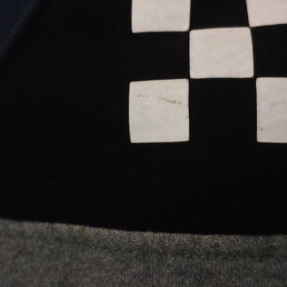 Vans Navy, Black & Gray Hoddie W/ White Checkered Logo - Picture 6 of 6